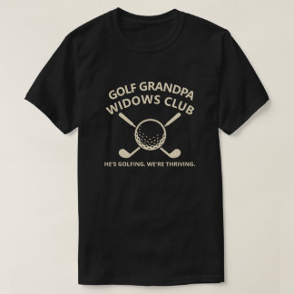 Golf-Oma-Witwen-Club Lustiges Frauengeschenk T-Shirt