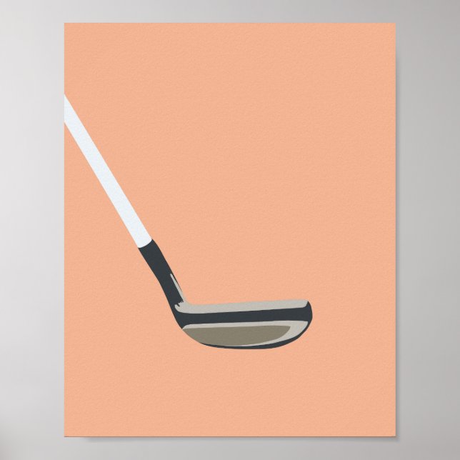 Golf Orange Poster (Vorne)