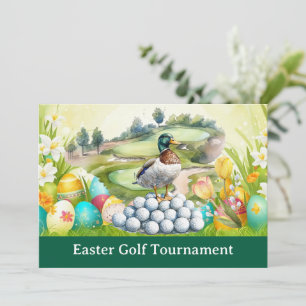 Golf-Ostern für Golfer PARTY-Einladung  Einladung
