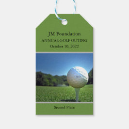Golf Outing Fvor oder Preismarken Geschenkanhänger