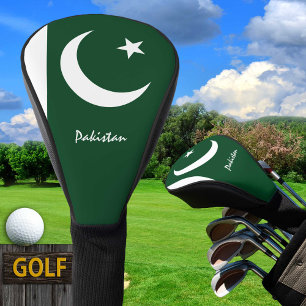 Golf Pakistan & Pakistan Flagge / Golf Clubs Abdec Headcover