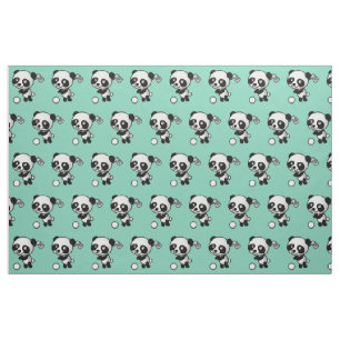 Golf Panda Fabric Stoff