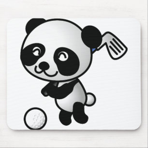 Golf Panda Mousepad