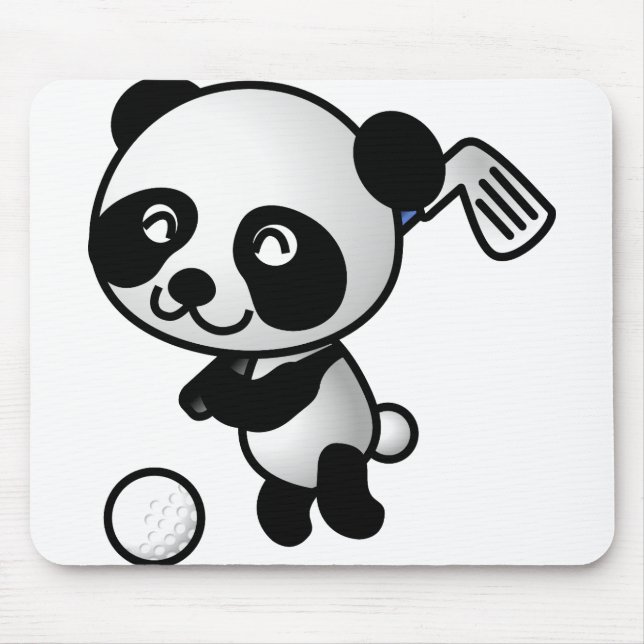 Golf Panda Mousepad (Vorne)