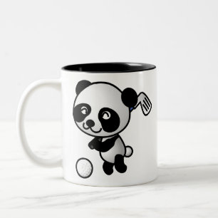 Golf Panda Zweifarbige Tasse