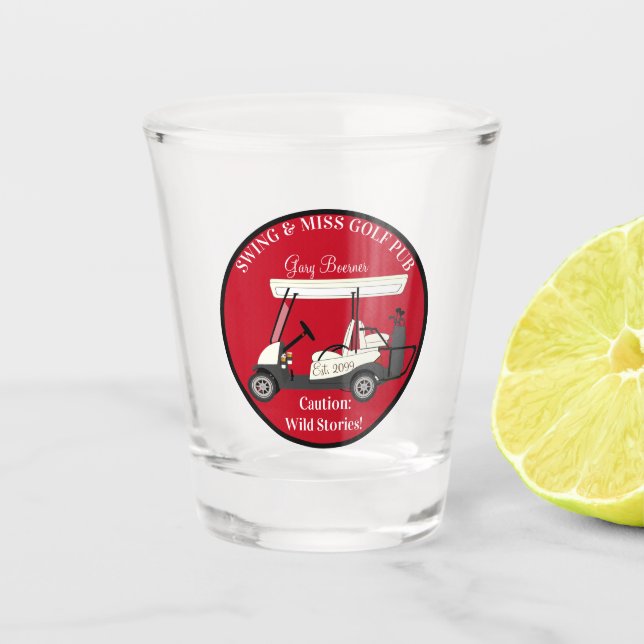 Golf Panier de golf Shot Verre Drinkware (Devant)
