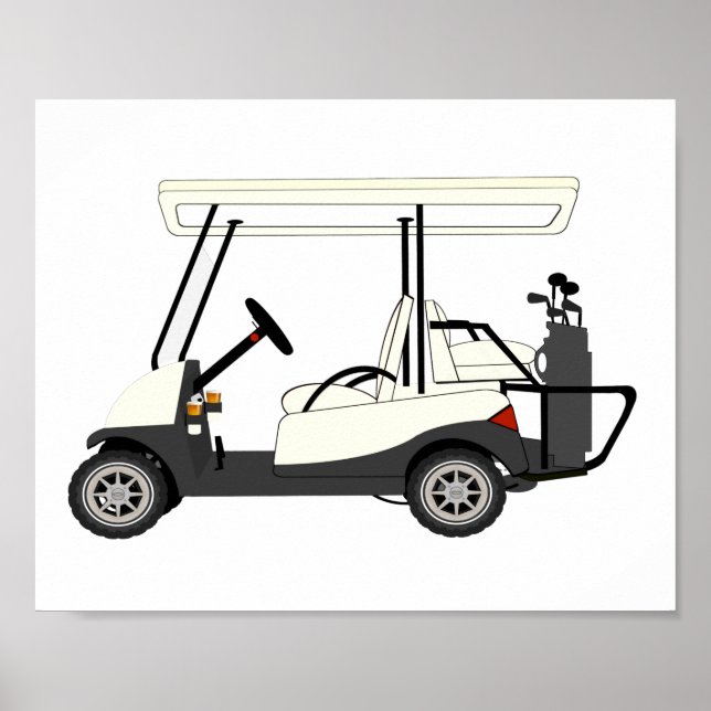 Golf Panier Enfants Décor Imprimer Poster (Devant)