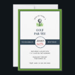Golf PAR - T-SHIRT Geburtstagsparty Einladung<br><div class="desc">Golf Einladungen zum Par-T-Shirt! Jeder Golfer wird diese moderne Golf-Party Einladung Liebe.</div>