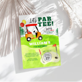 Golf Par-T-Swing by Boy Kindergeburtstag Einladung