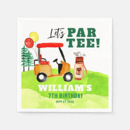 Golf Par-T-Swing by Boy Kindergeburtstag Serviette