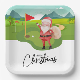 Golf Par Tee Party Weihnachts-Party Pappteller