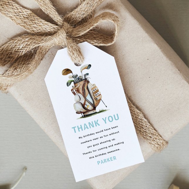 Golf Partee Erwachsene Geburtstag Geschenkanhänger (Von Creator hochgeladen)