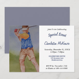 GOLF PARTY EINLADUNG