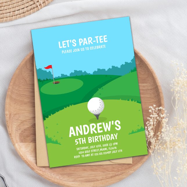 Golf-Party Einladungen (Golf Party Invitations)