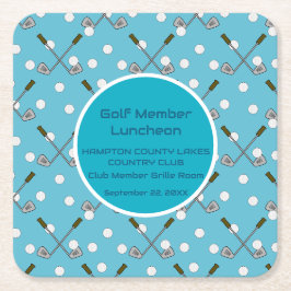 Golf Party Paper Untersetzer