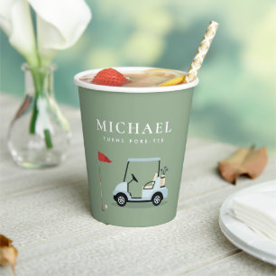 Golf-Party-Papierbecher Pappbecher