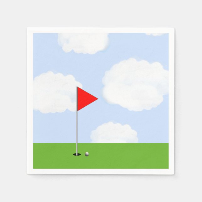 Golf Party Serviette (Vorderseite)