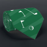 Golf Pattern Ball Flag Klettergarten Krawatte<br><div class="desc">Minimales Golfmuster mit Schlägern,  Bälle und Fahnen für Golfspieler. Geschenk für Golfclub,  Golfer,  Golfspieler,  Team,  Coach. Monochrome moderne trendige Schwarz-Weiß Golf Golfer Golfspieler Muster Geschenk Wohngestaltung,  Handtücher,  ...  Grüner gestreifter Hals mit weißem Golfmuster</div>