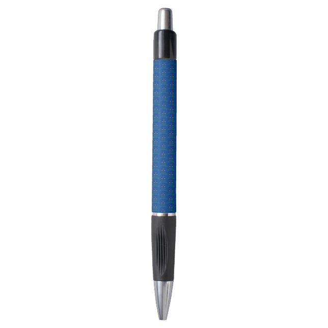 Golf Pens LIFE ist besser - Golfers Blue Custom Kugelschreiber (Vorderseite Vertikal)