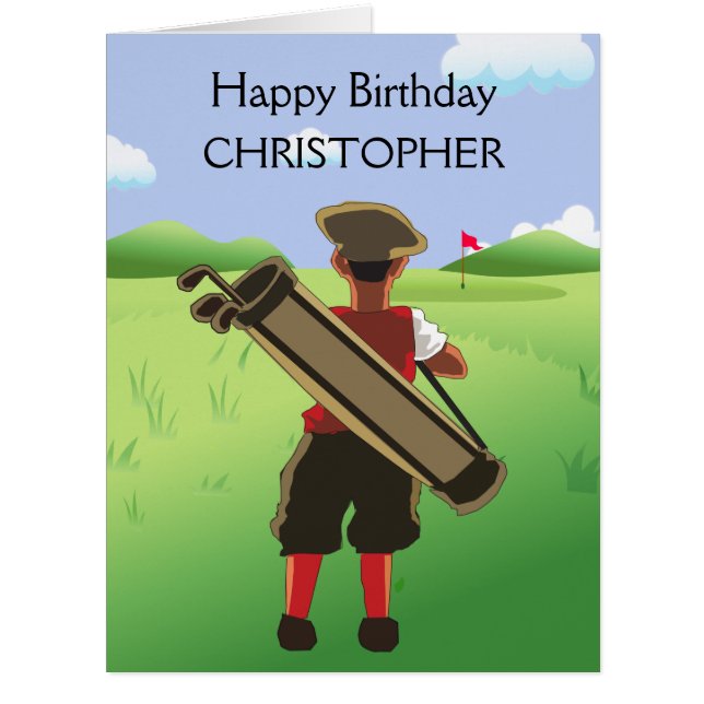 Golf personnalisé amusant sur le terrain de golf (Devant)