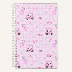 Golf Pink Notizbuch