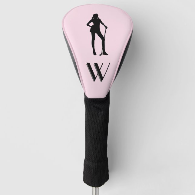 Golf Pink Sport Monogram Golf Headcover (Vorderseite)