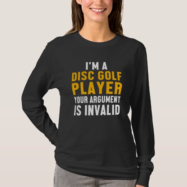 Golf Player Argument Golfer Funny Golfspiel T-Shirt (Vorderseite)
