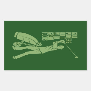 GOLF PLAYER autocollants personnalisés