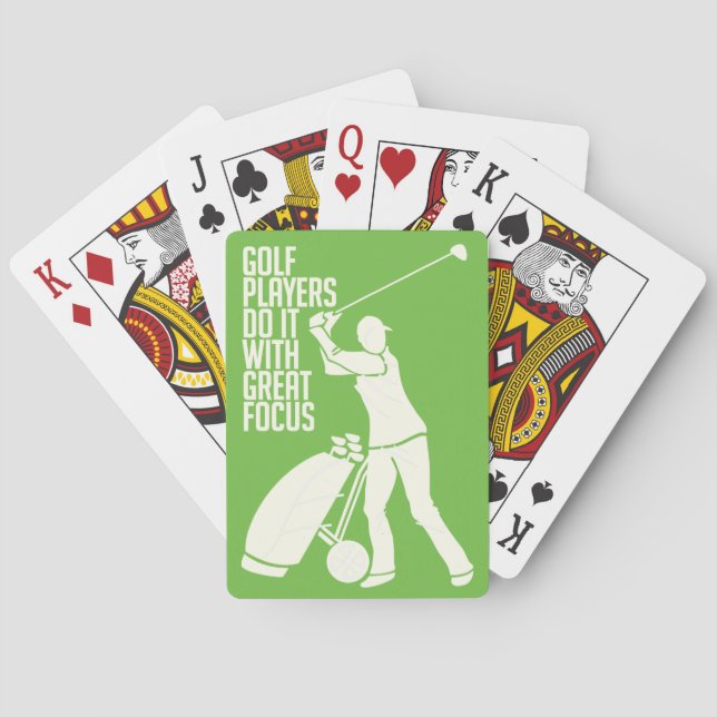 GOLF PLAYER benutzerdefinierte Spielkarten (Rückseite)