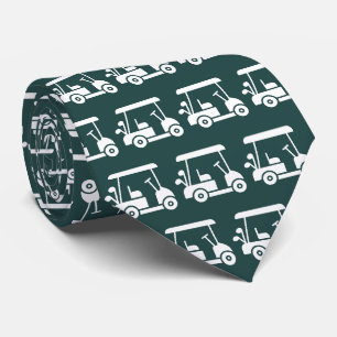 Golf Player Cart Green Krawatte