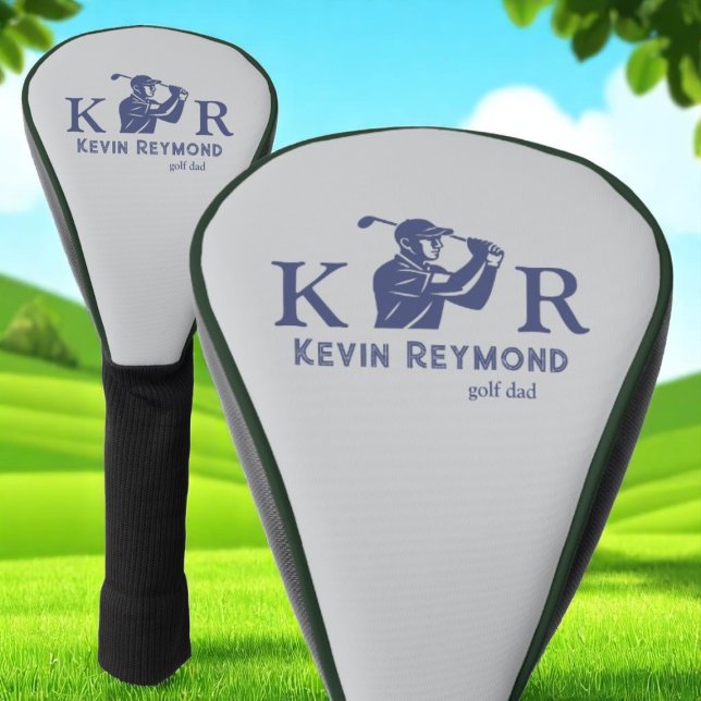 Golf Player Classic Monogram Golfers Headcover (Von Creator hochgeladen)