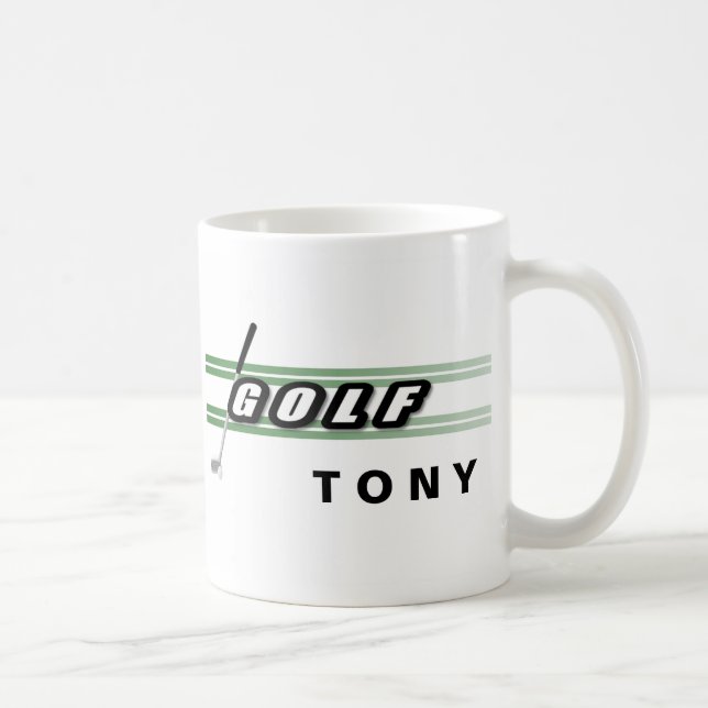 Golf Player Design Kaffeetasse (Rechts)
