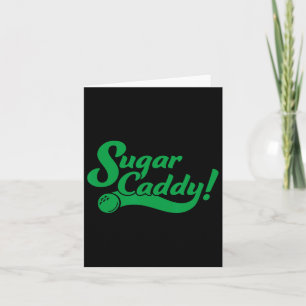 Golf Player Funny Caddy Kostüm Zucker Caddy Golf T Karte