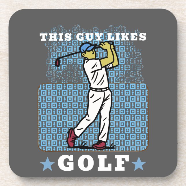 golf player getränkeuntersetzer (Vorderseite)