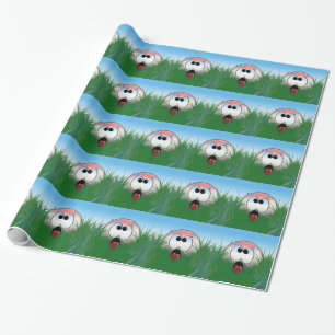 Golf Player Golf Thema Idee Der sonnige Spaß Humor Geschenkpapier