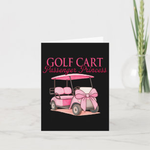 Golf Player Golf Vibes Coquette Golf Cart Penger P Karte