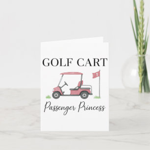 Golf Player Golf Vibes Coquette Golf Cart Penger P Karte
