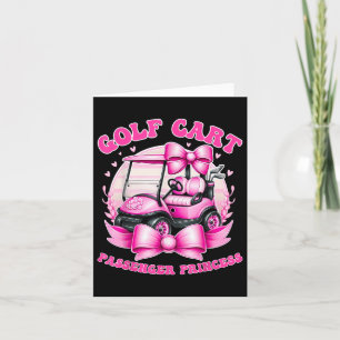 Golf Player Golf Vibes Coquette Golf Cart Penger P Karte
