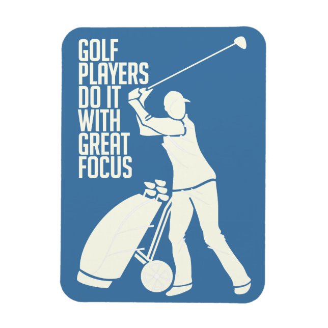 GOLF PLAYER-Magnet Magnet (Vertikal)