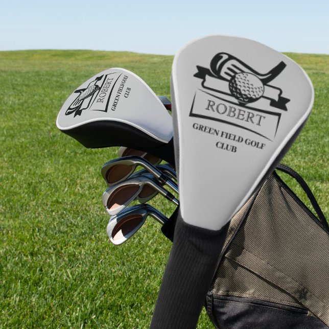 Golf Player Name mit Clubname Headcover (Von Creator hochgeladen)