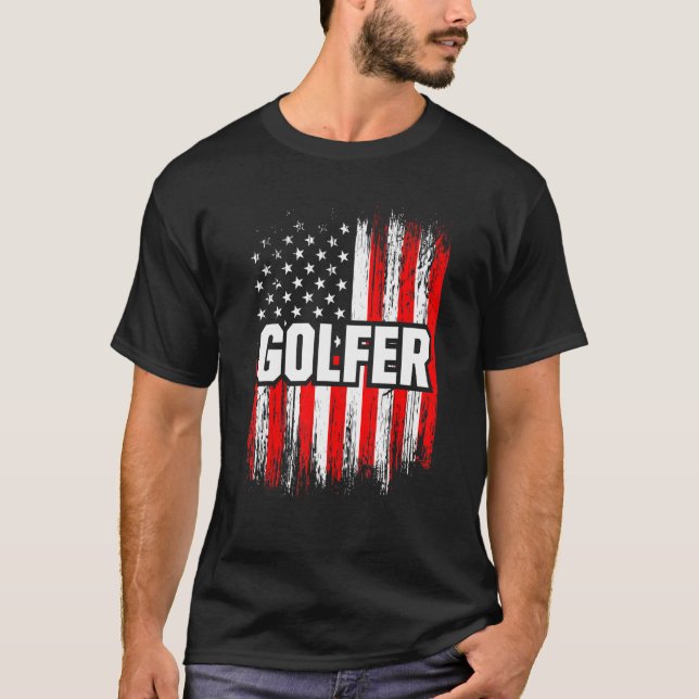 Golf Player Pride Golfer Golfspielen 5 T-Shirt (Vorderseite)