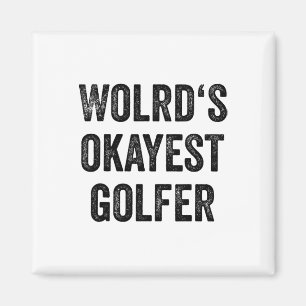 Golf Player Women Golf Sport Fan Männer Welten Oka Magnet
