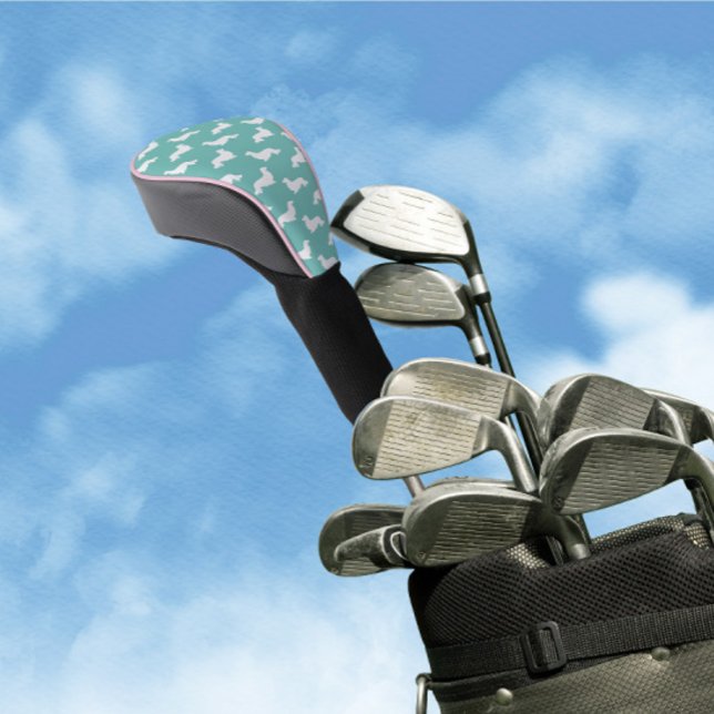 Golf Playing Dachshund Robins Egg Gift Golf Headcover (Von Creator hochgeladen)