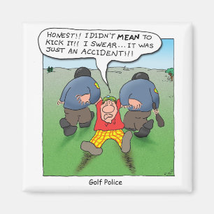 Golf-Polizei Magnet
