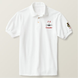 Golf Polo W/F-8 und Call Sign