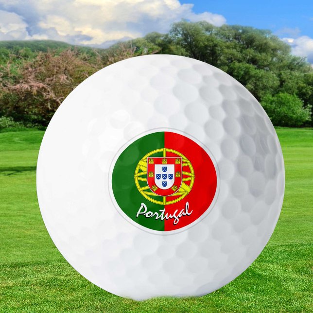 Golf Portugal & Portugiesische Flagge / Golf Ball (Von Creator hochgeladen)