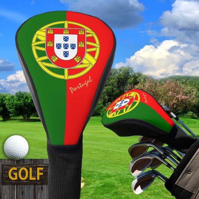 Golf Portugal & Portugiesische Flagge / Golf Clubs Golf Headcover (Von Creator hochgeladen)