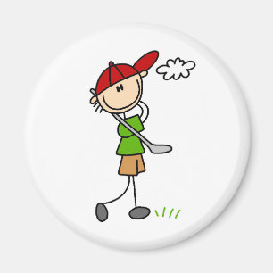 Golf-Pose-Magnet Magnet