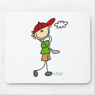 Golf-Pose-Mauspad Mousepad
