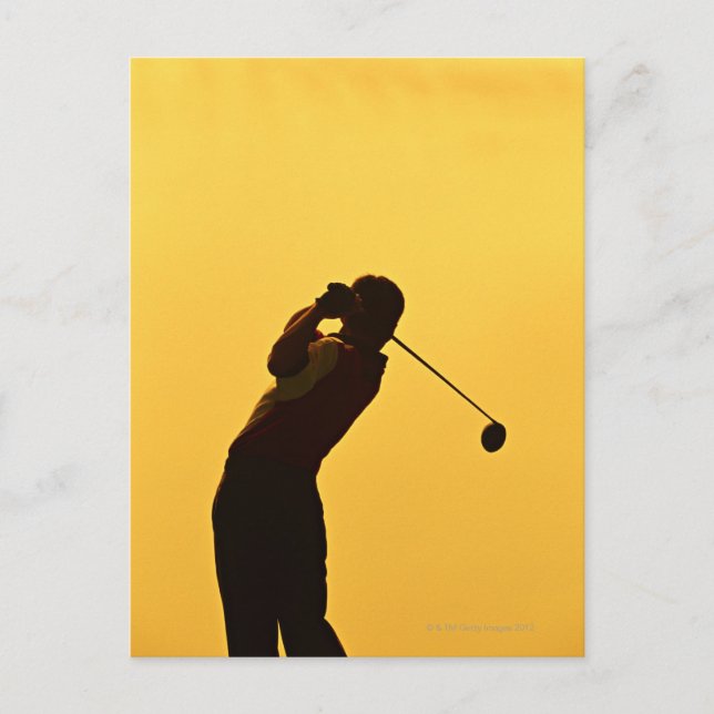 Golf Postkarte (Vorderseite)